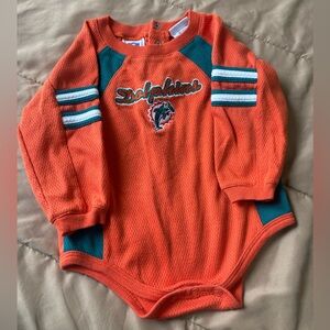 Miami Dolphins onesie